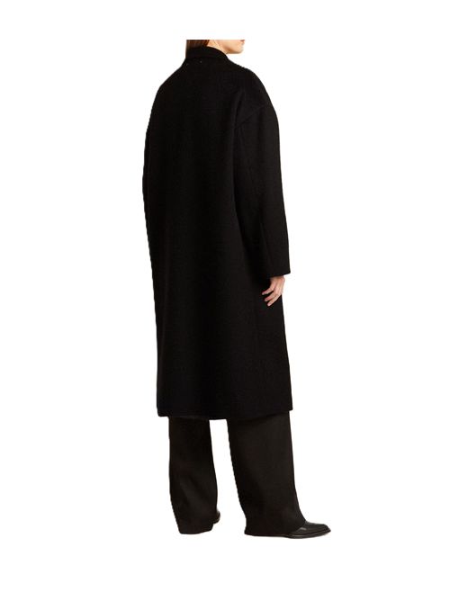 Cappotto monopetto cocoon di colore nero Golden Goose | GWP02275.P001973.90100BLACK
